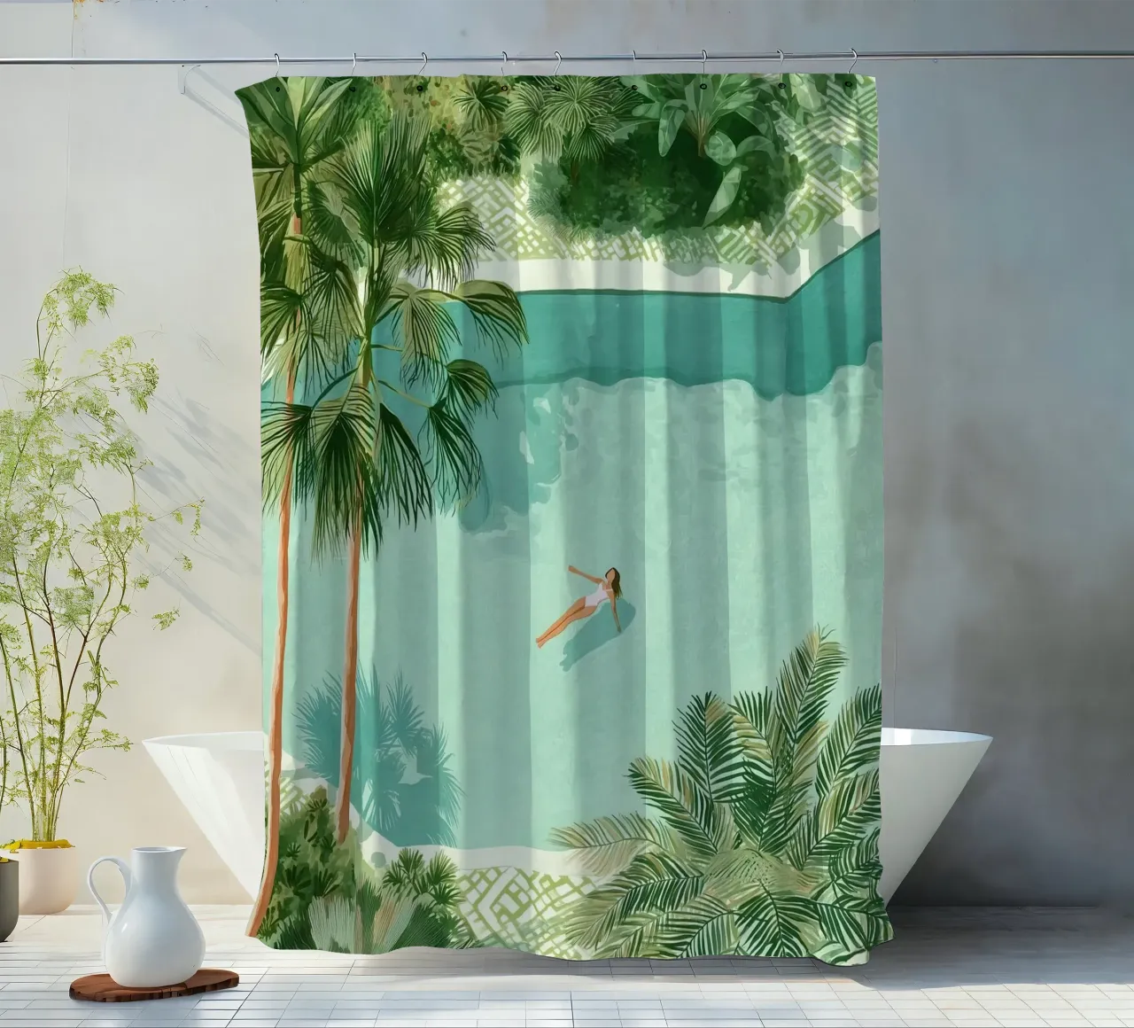 The Art of Letting Go tenda da doccia da Clara August