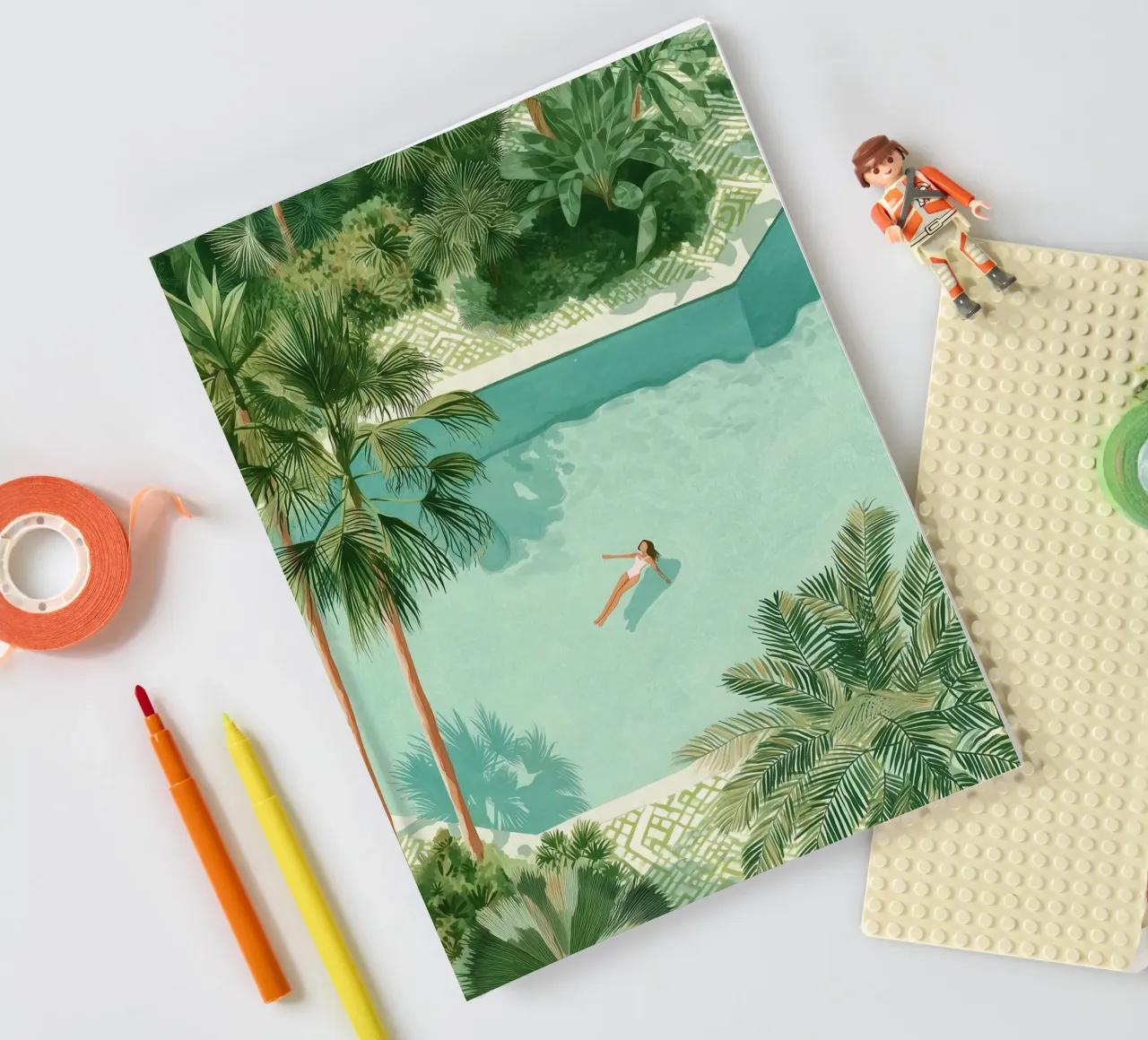 The Art of Letting Go notebook by Clara August