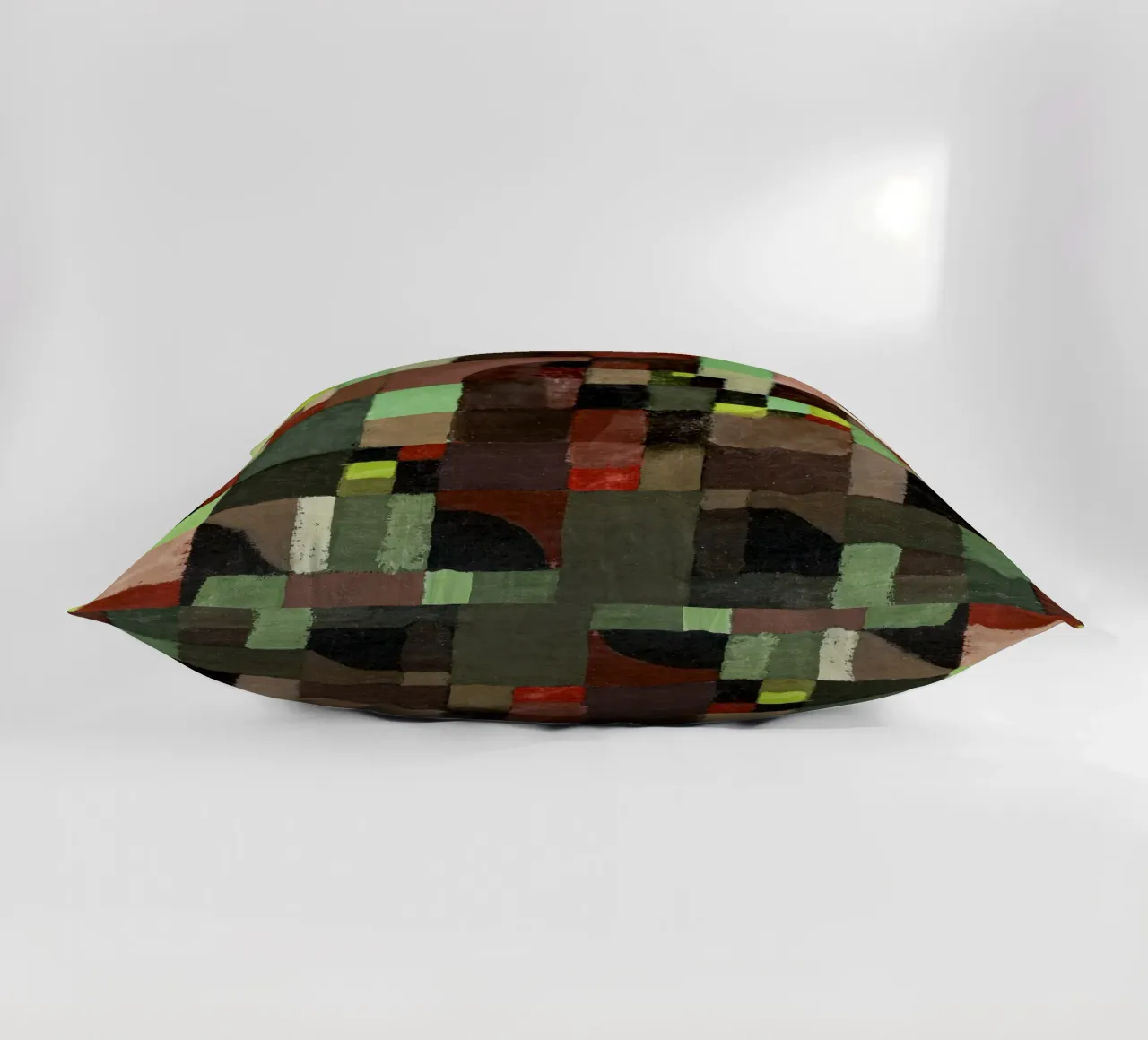 Red and Green Architecture cuscino da vintageshop