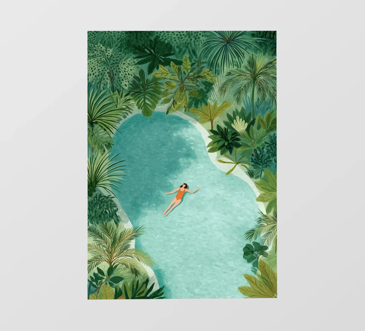 Surrounded by Green, Surrounded by Peace telo in pvc da Clara August