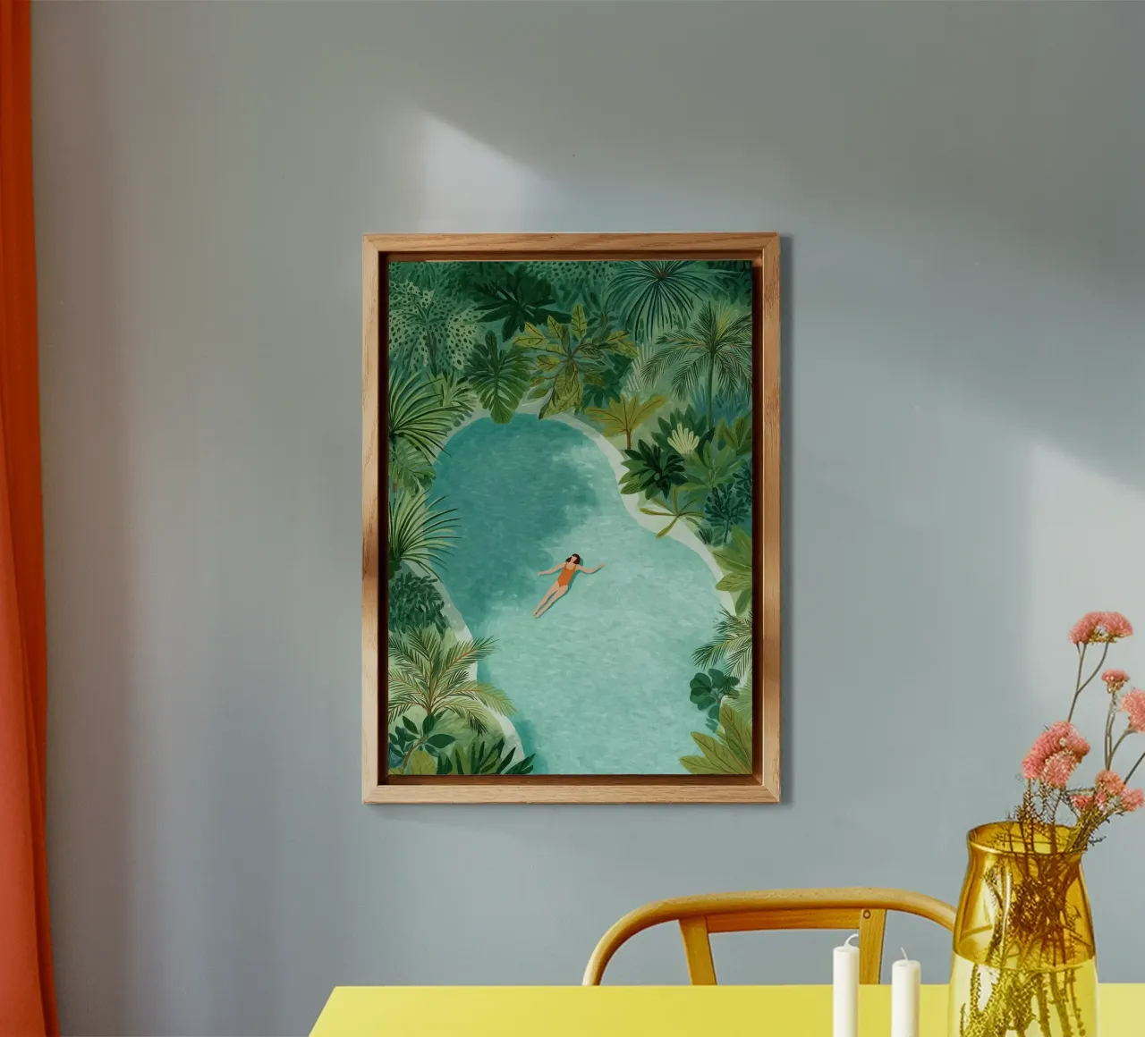 Surrounded by Green, Surrounded by Peace alluminio dibond da Clara August