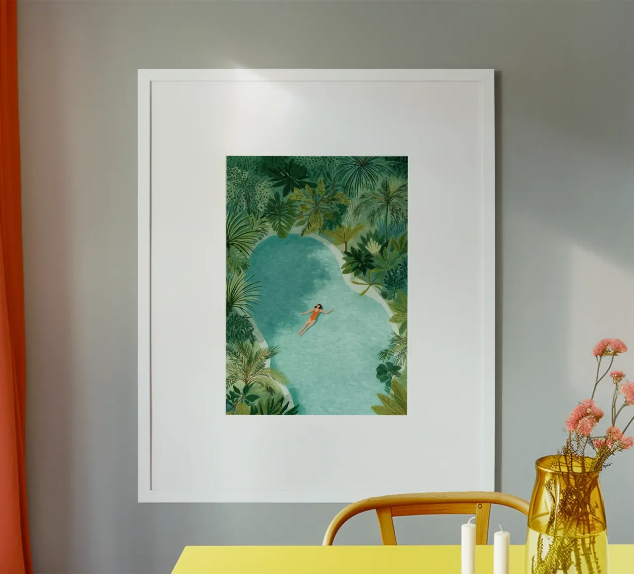 Surrounded by Green, Surrounded by Peace carta hahnemühle da Clara August