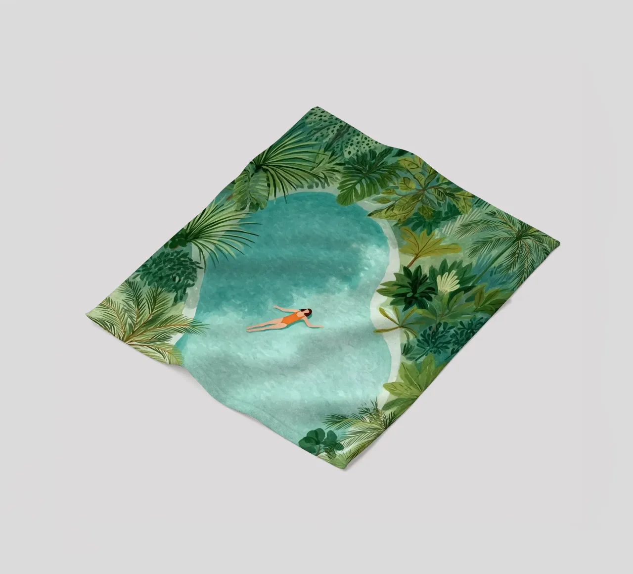 Surrounded by Green, Surrounded by Peace coperta in pile da Clara August