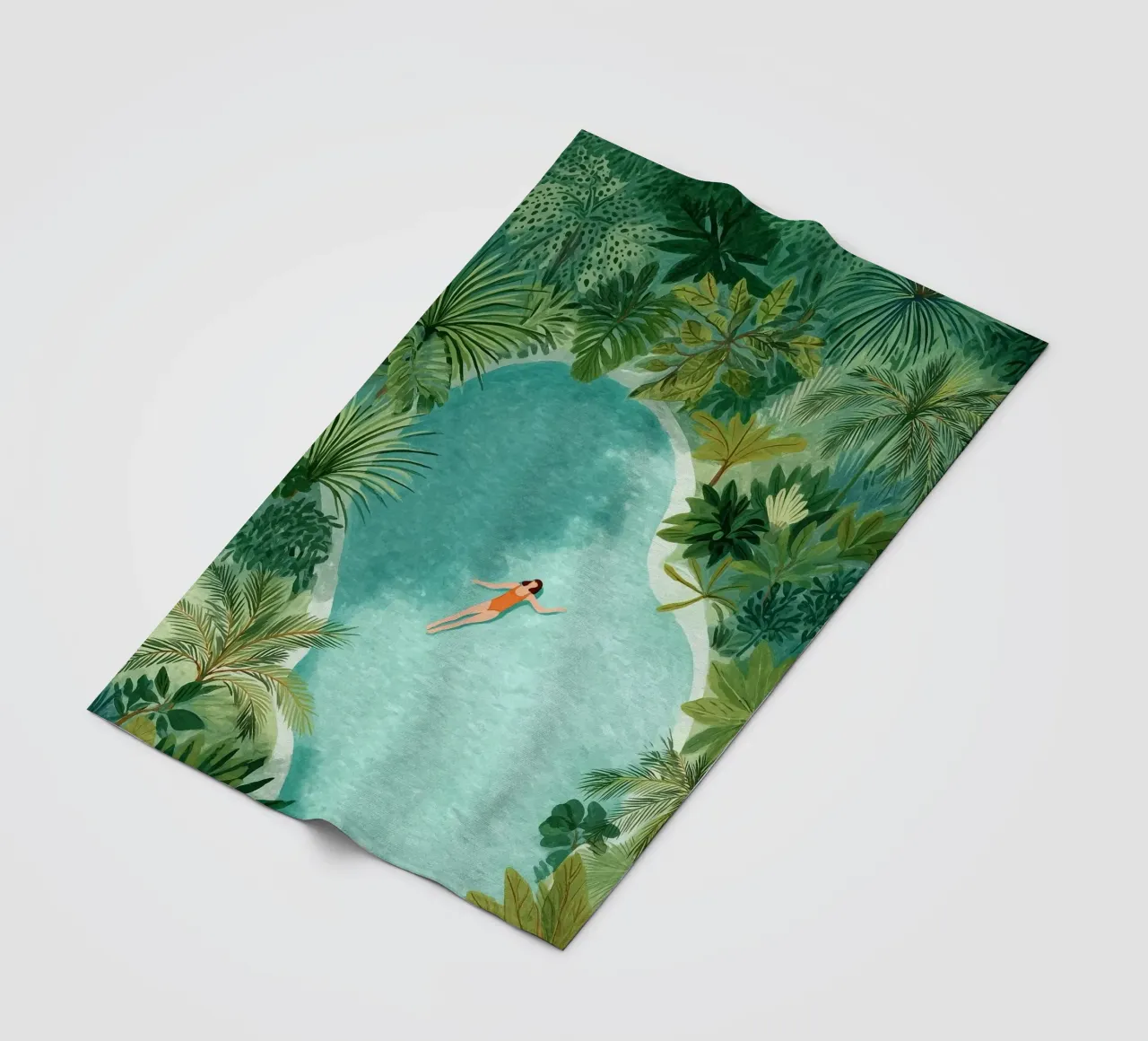 Surrounded by Green, Surrounded by Peace coperta in pile da Clara August