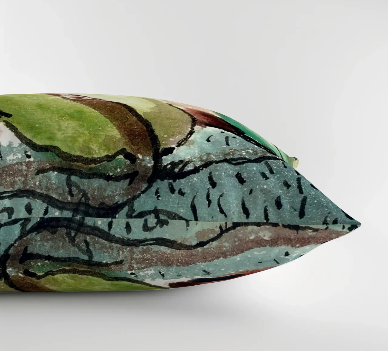House with Trees cuscino da vintageshop