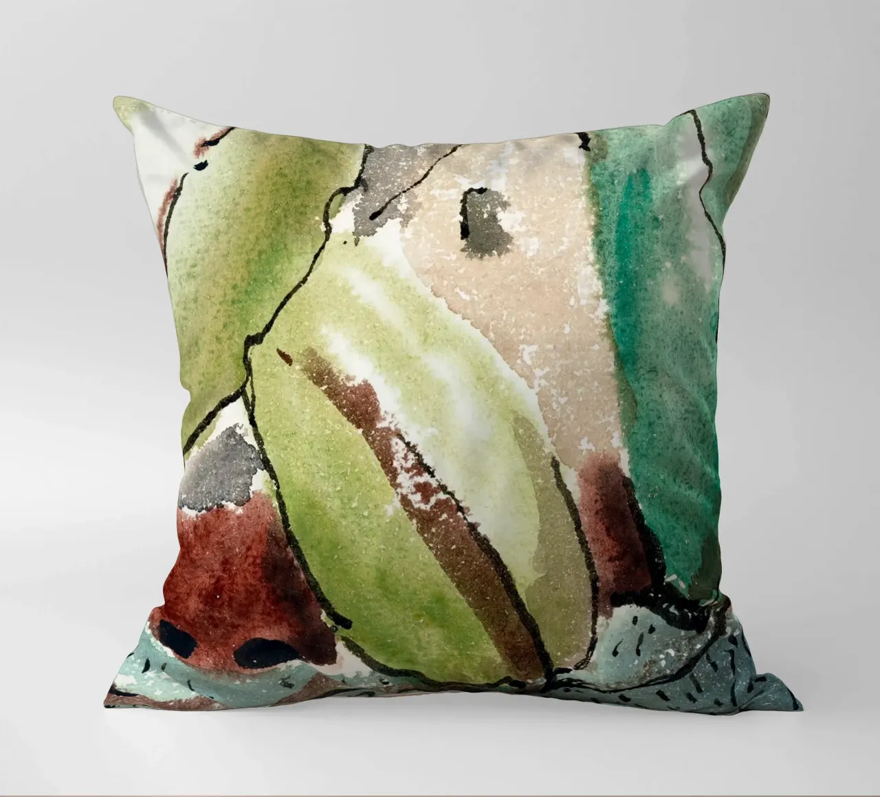House with Trees cuscino da vintageshop