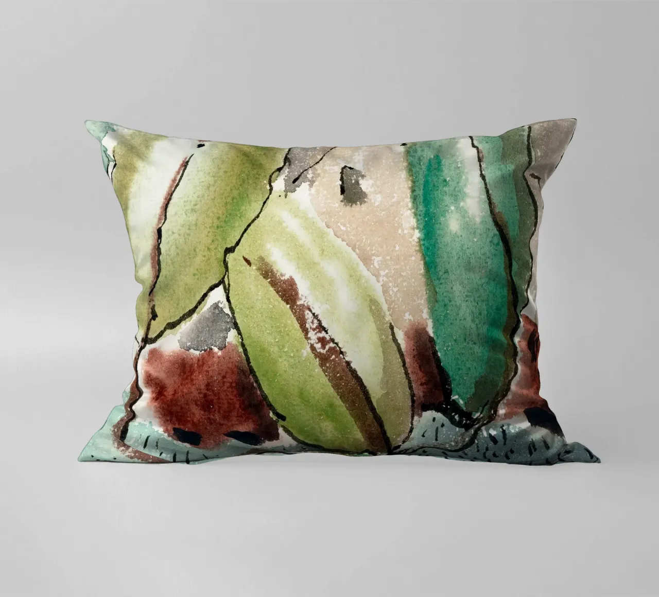 House with Trees cuscino da vintageshop