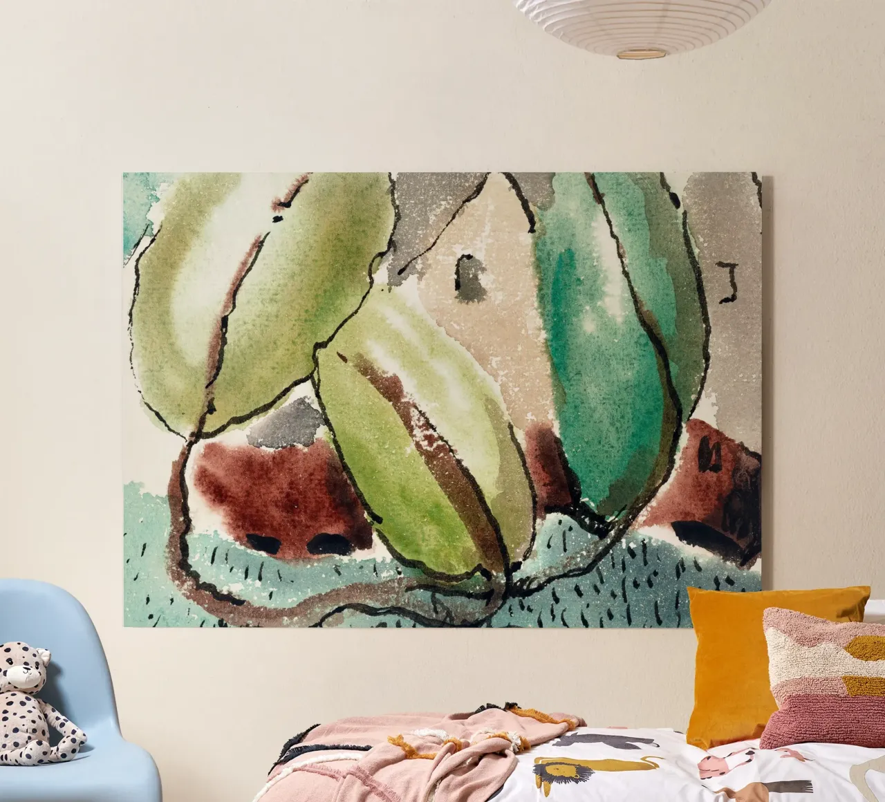 House with Trees plexiglass da vintageshop