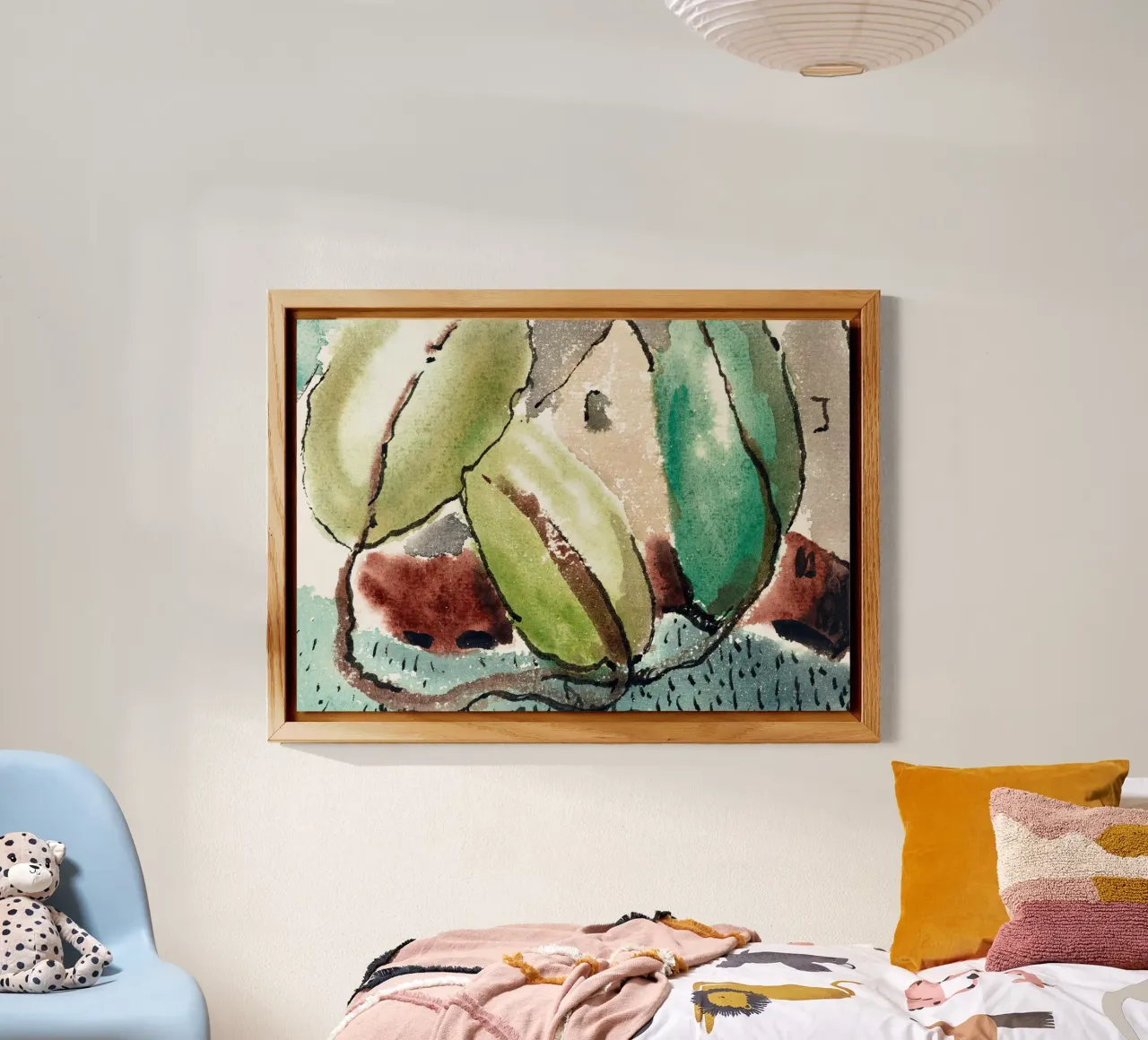 House with Trees alluminio dibond da vintageshop