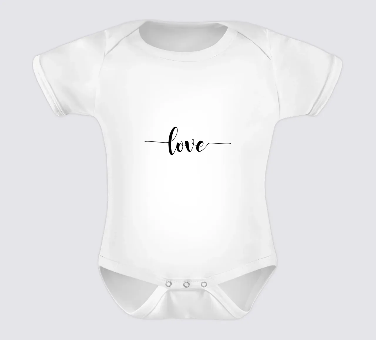 L'amore body neonato maniche corte da Shark Printables