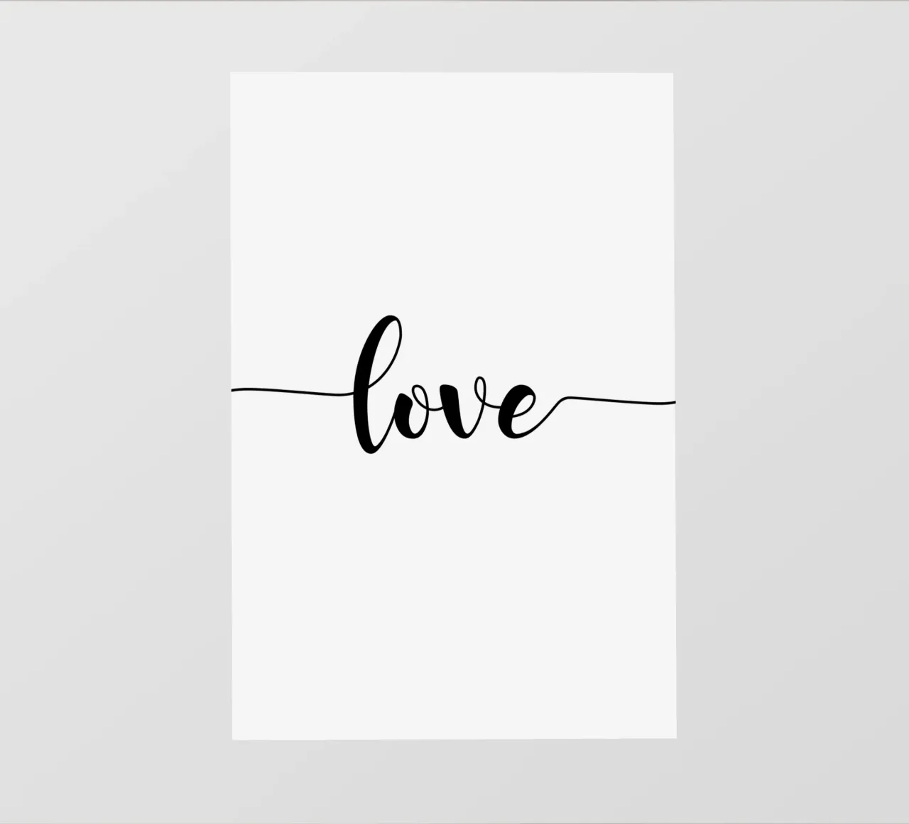 L'amore telo in pvc da Shark Printables