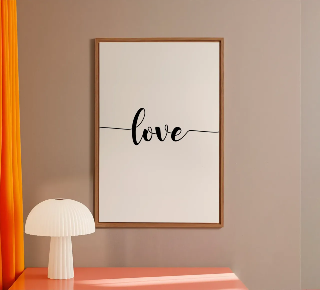 L'amore alluminio dibond da Shark Printables