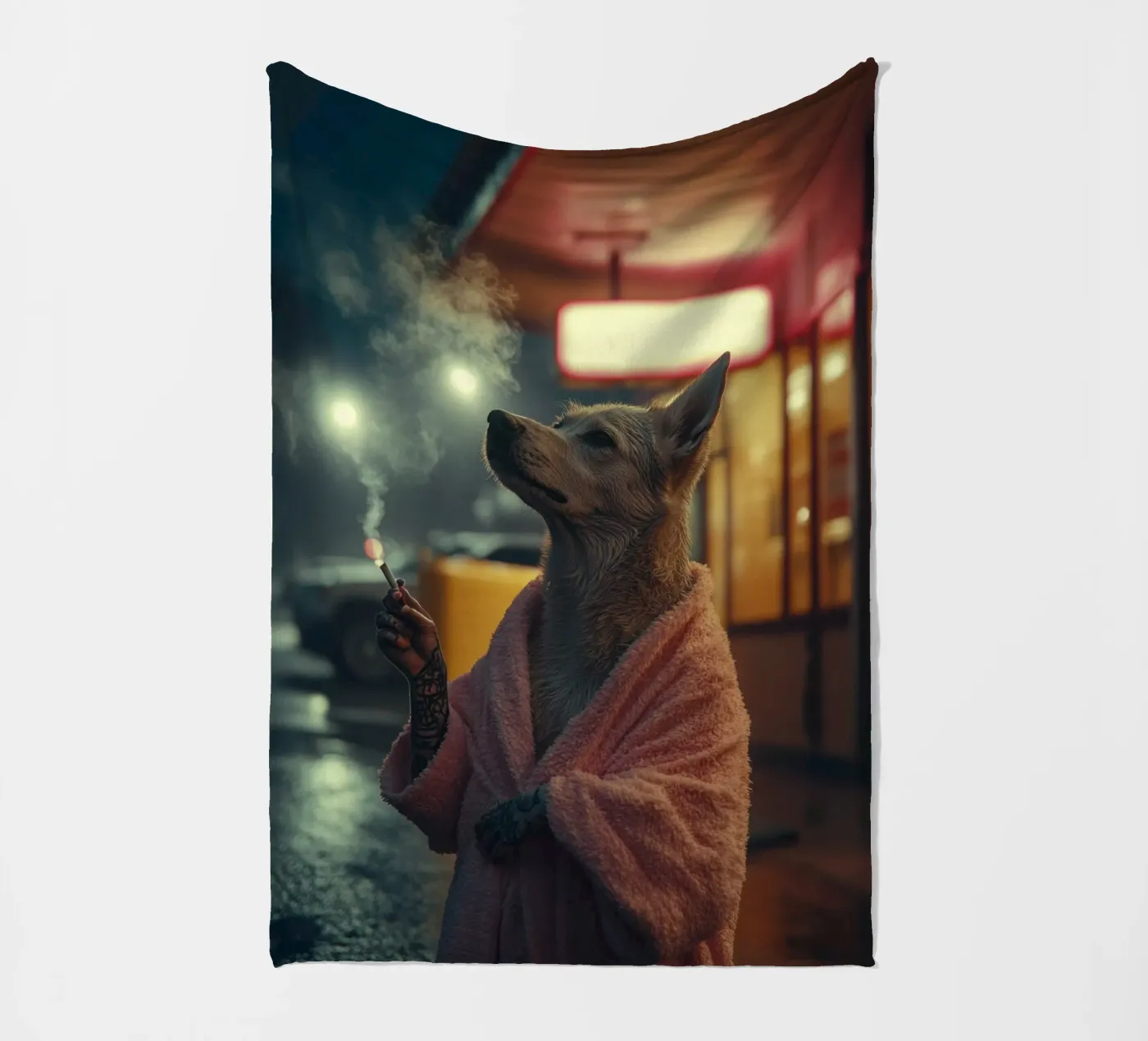 Miles coperta in pile da Affiches Chien Originales – Dogland