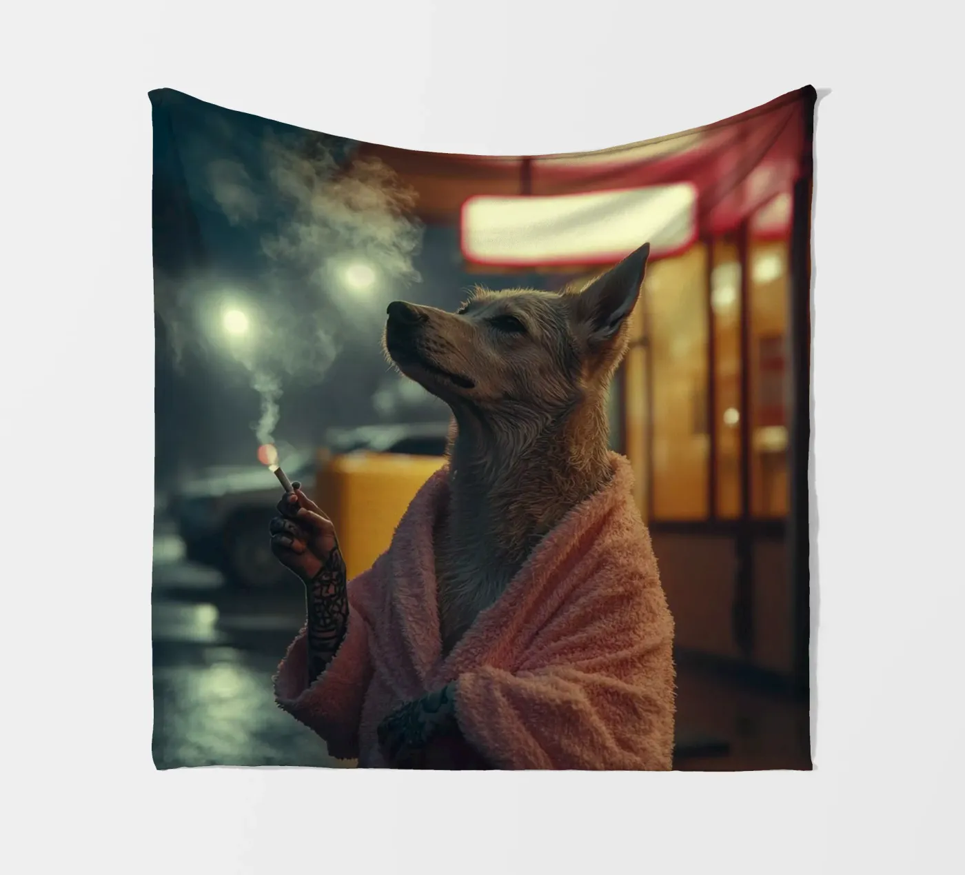 Miles coperta in pile da Affiches Chien Originales – Dogland