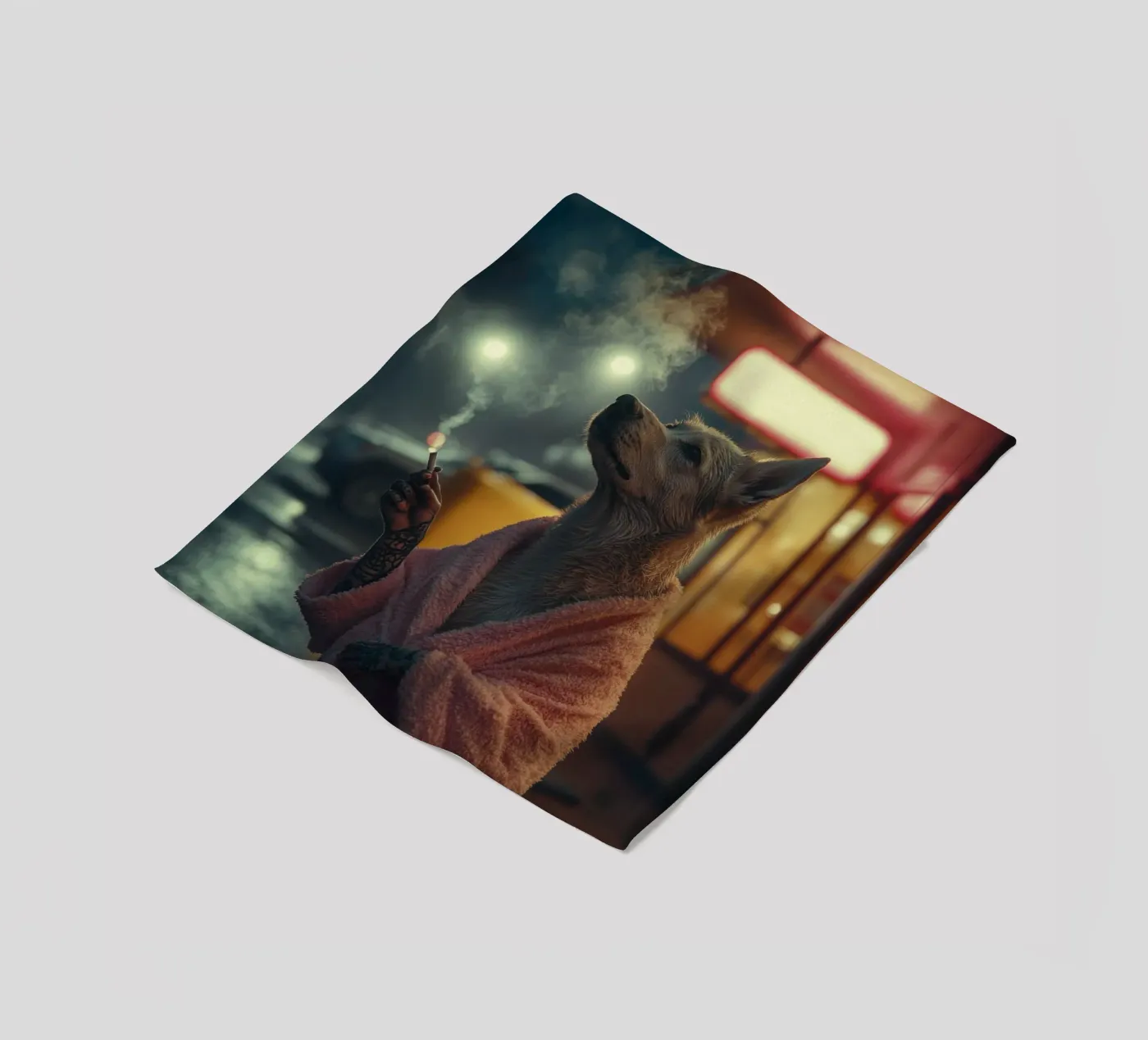 Miles coperta in pile da Affiches Chien Originales – Dogland