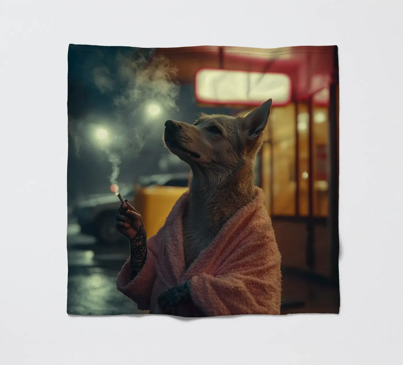 Miles coperta in pile da Affiches Chien Originales – Dogland