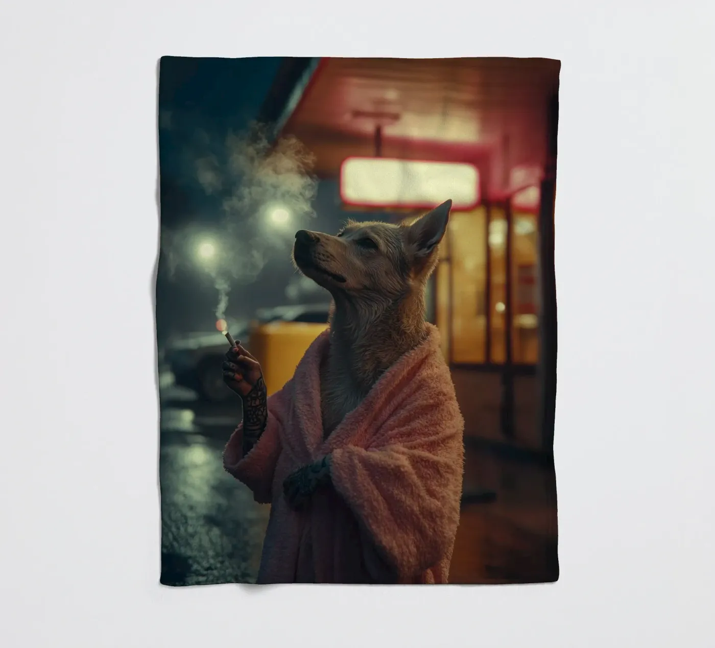 Miles coperta in pile da Affiches Chien Originales – Dogland