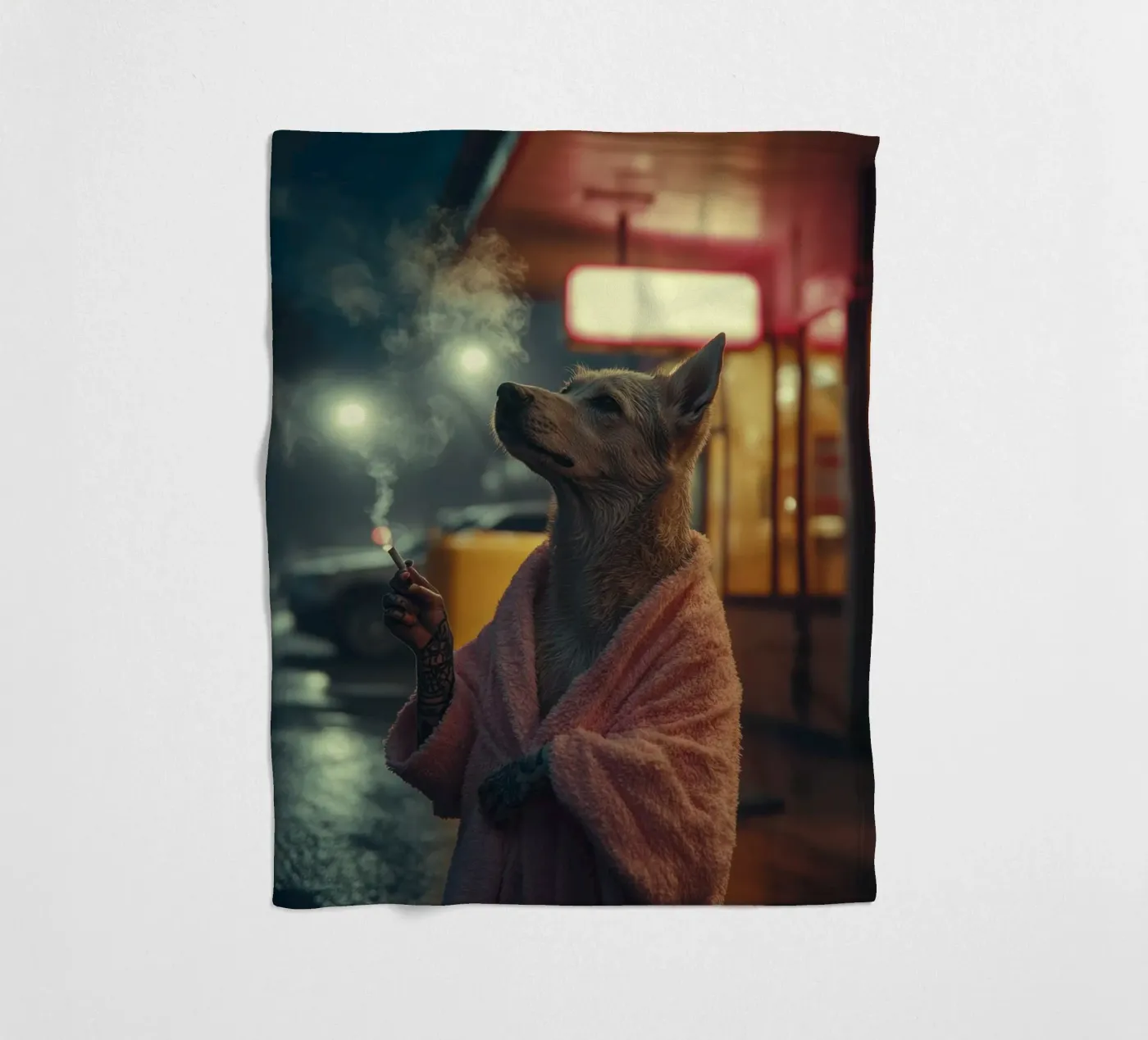 Miles coperta in pile da Affiches Chien Originales – Dogland