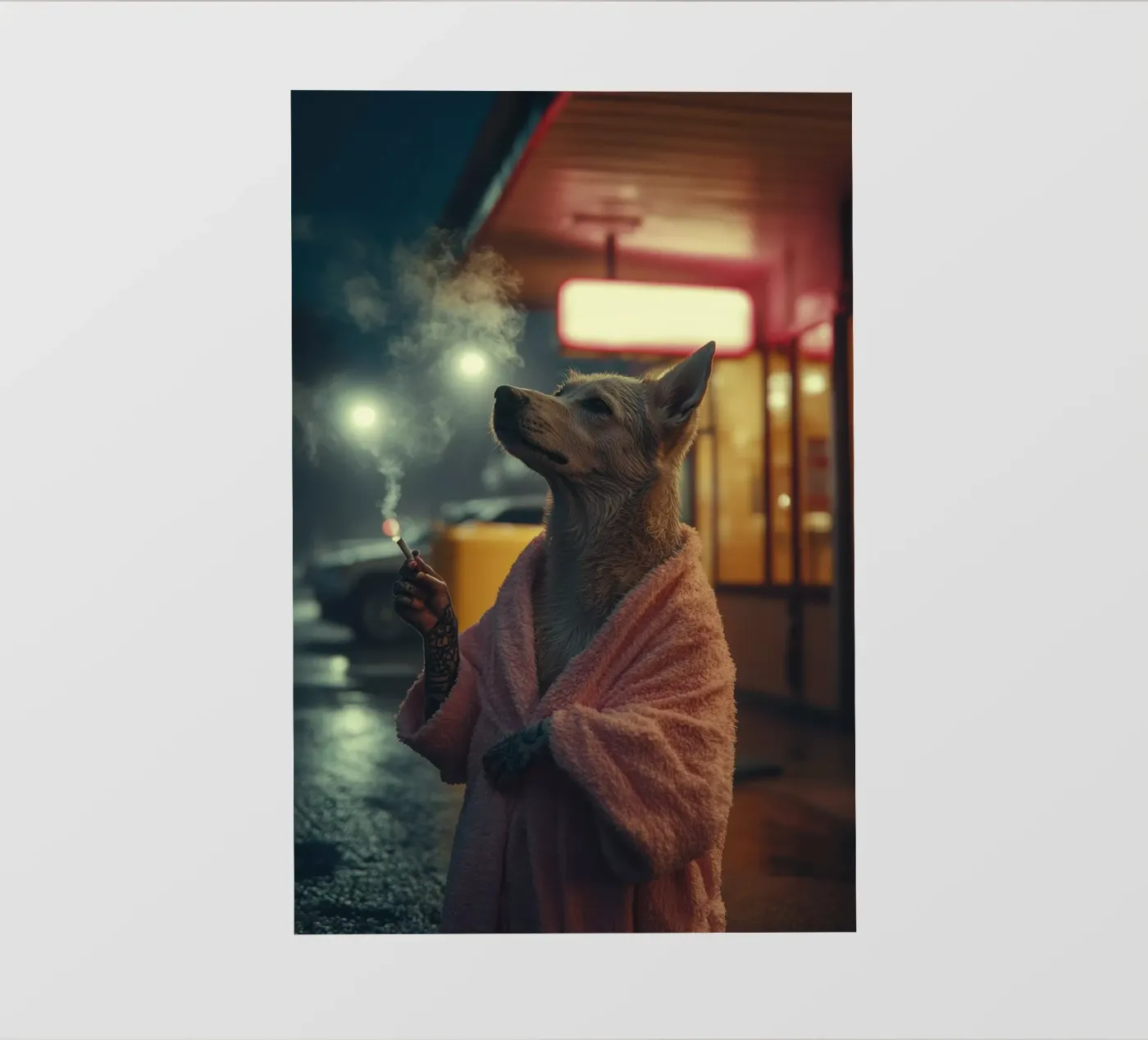 Miles fotobehang van Affiches Chien Originales – Dogland