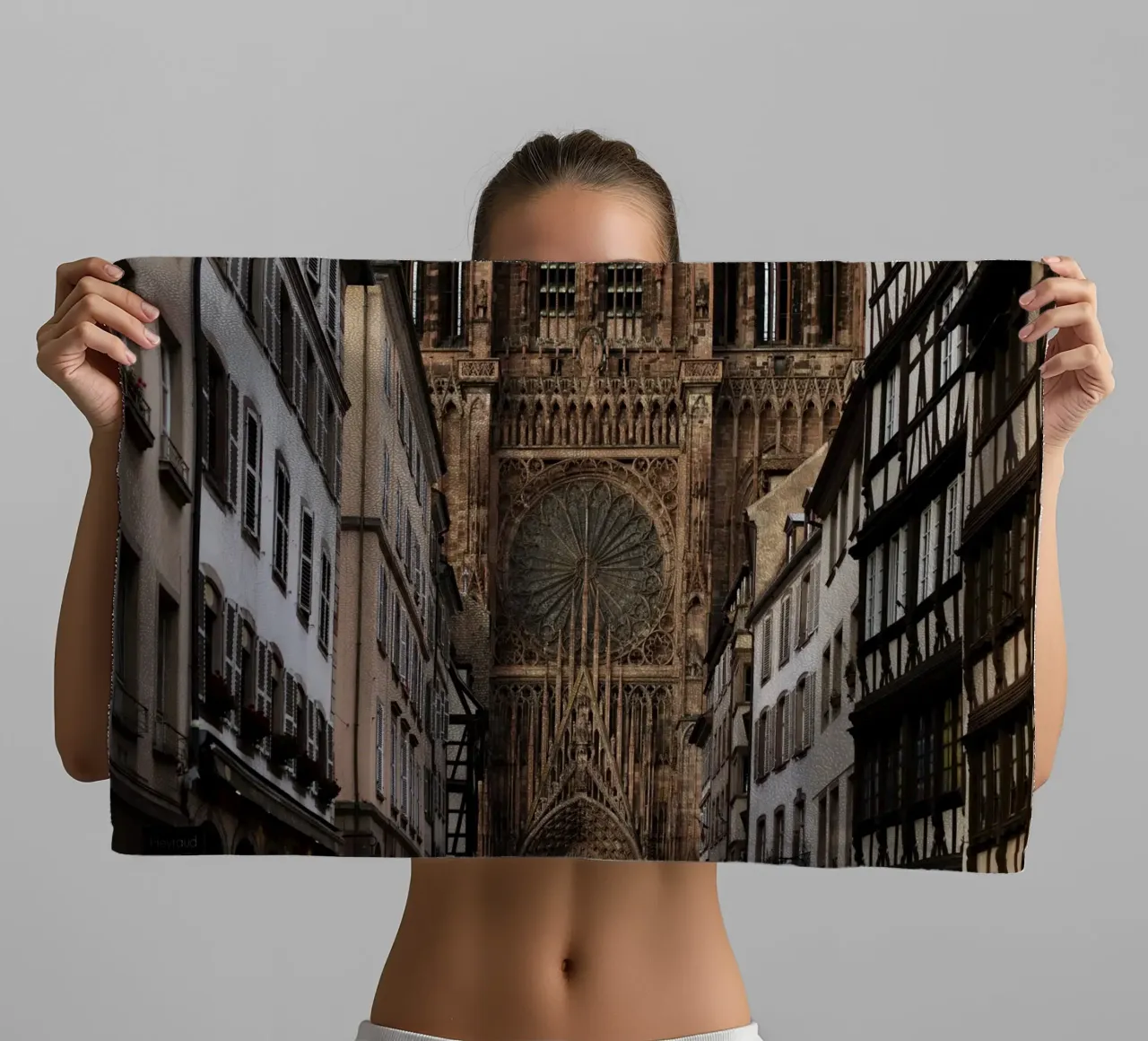 Strasburgo, Francia asciugamano da bagno da Simon Koy