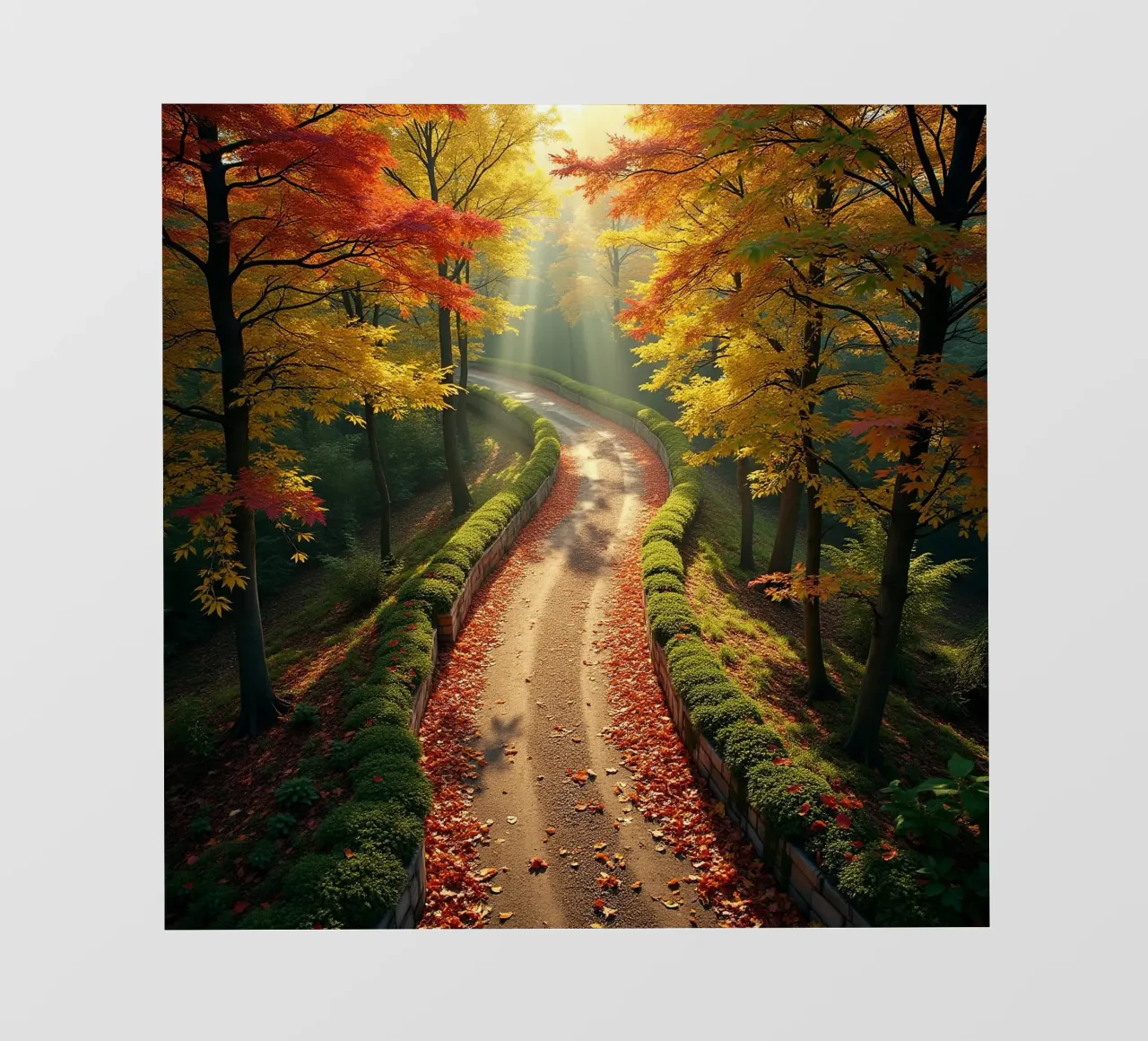 Percorso_bosco_autunno_5 telo in pvc da Fantasie & Mystikwelten by LK