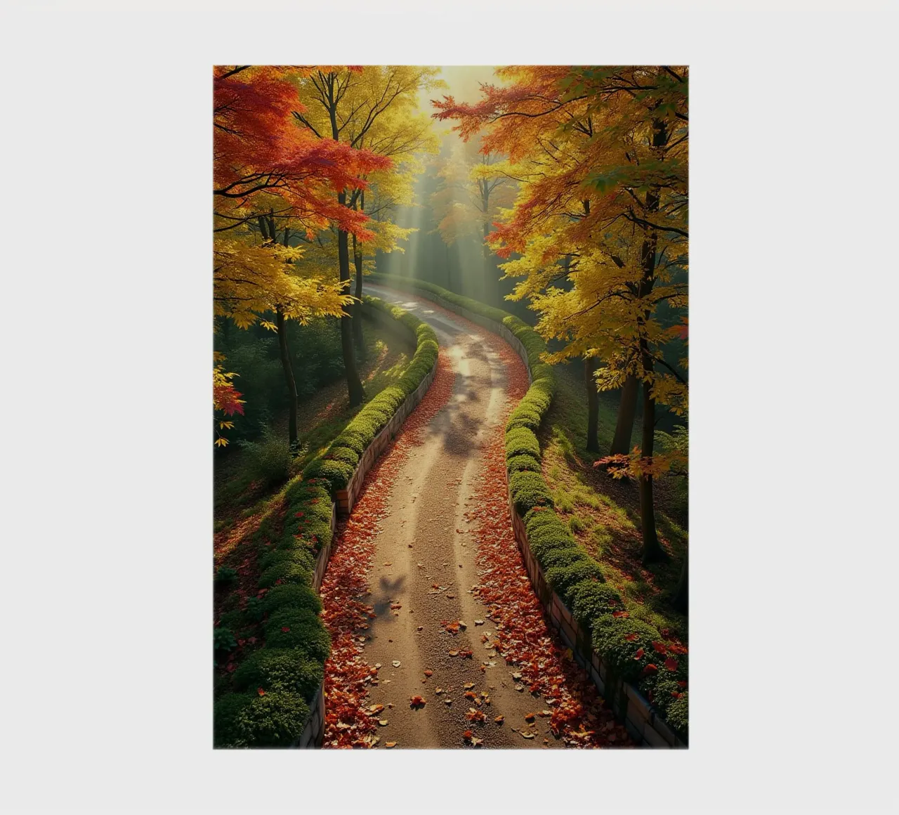 Forest_path_autumn_5 notebook by Fantasie & Mystikwelten by LK