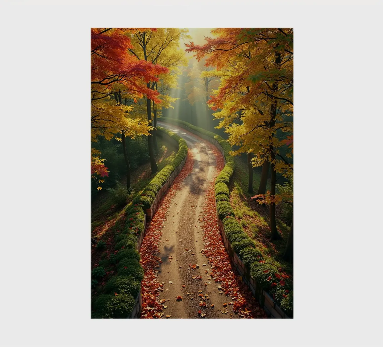 Forest_path_autumn_5 notebook by Fantasie & Mystikwelten by LK