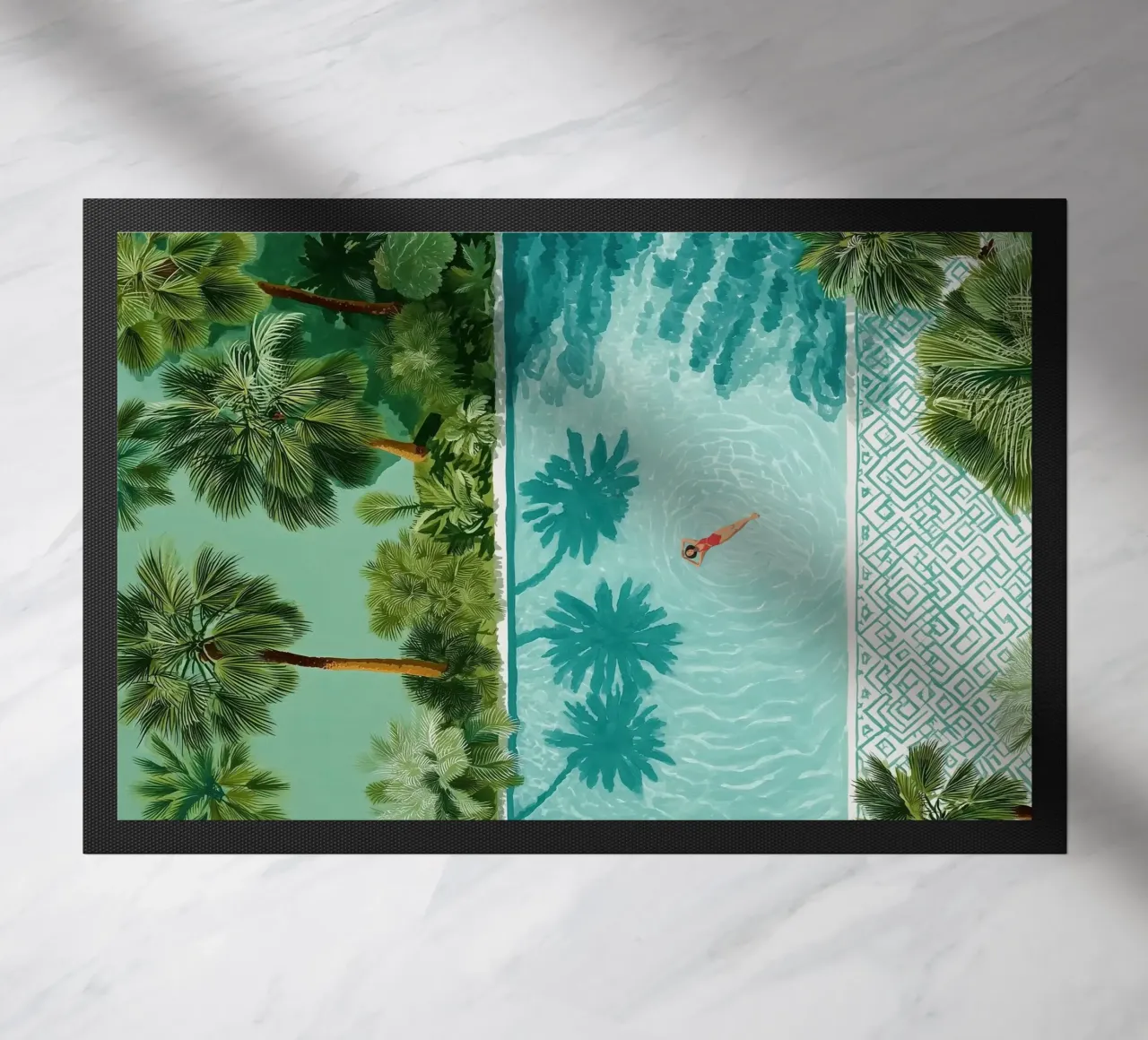 The Pool of Whispering Palms zerbino da Clara August