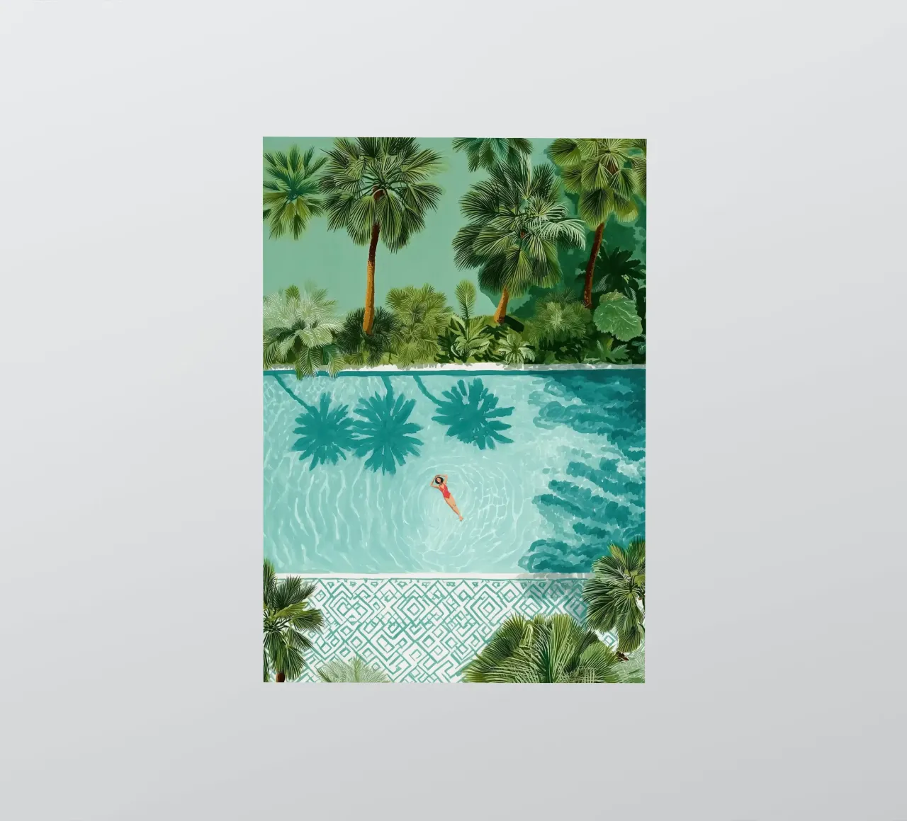 The Pool of Whispering Palms adesivo da Clara August