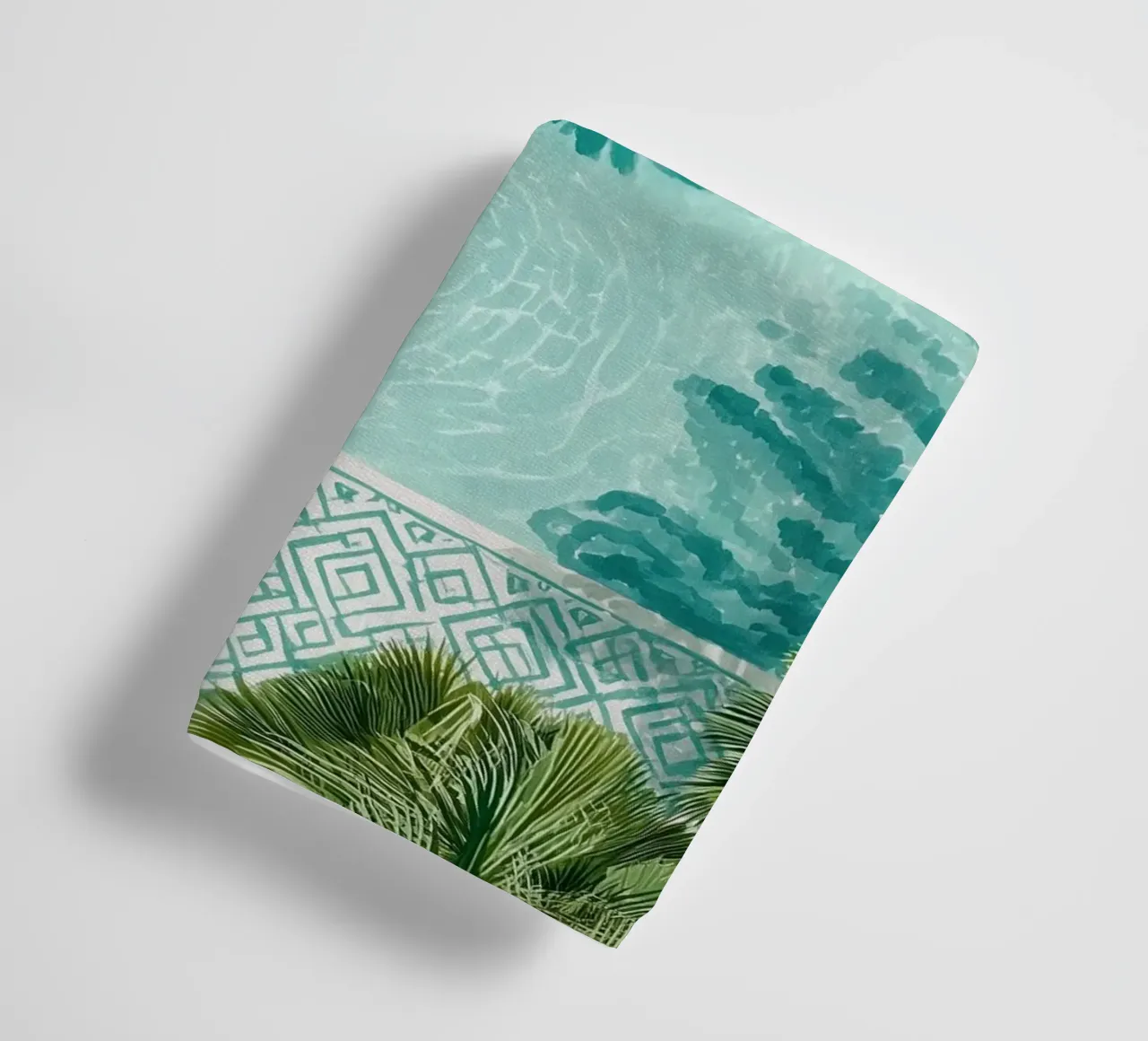 The Pool of Whispering Palms badhanddoek van Clara August