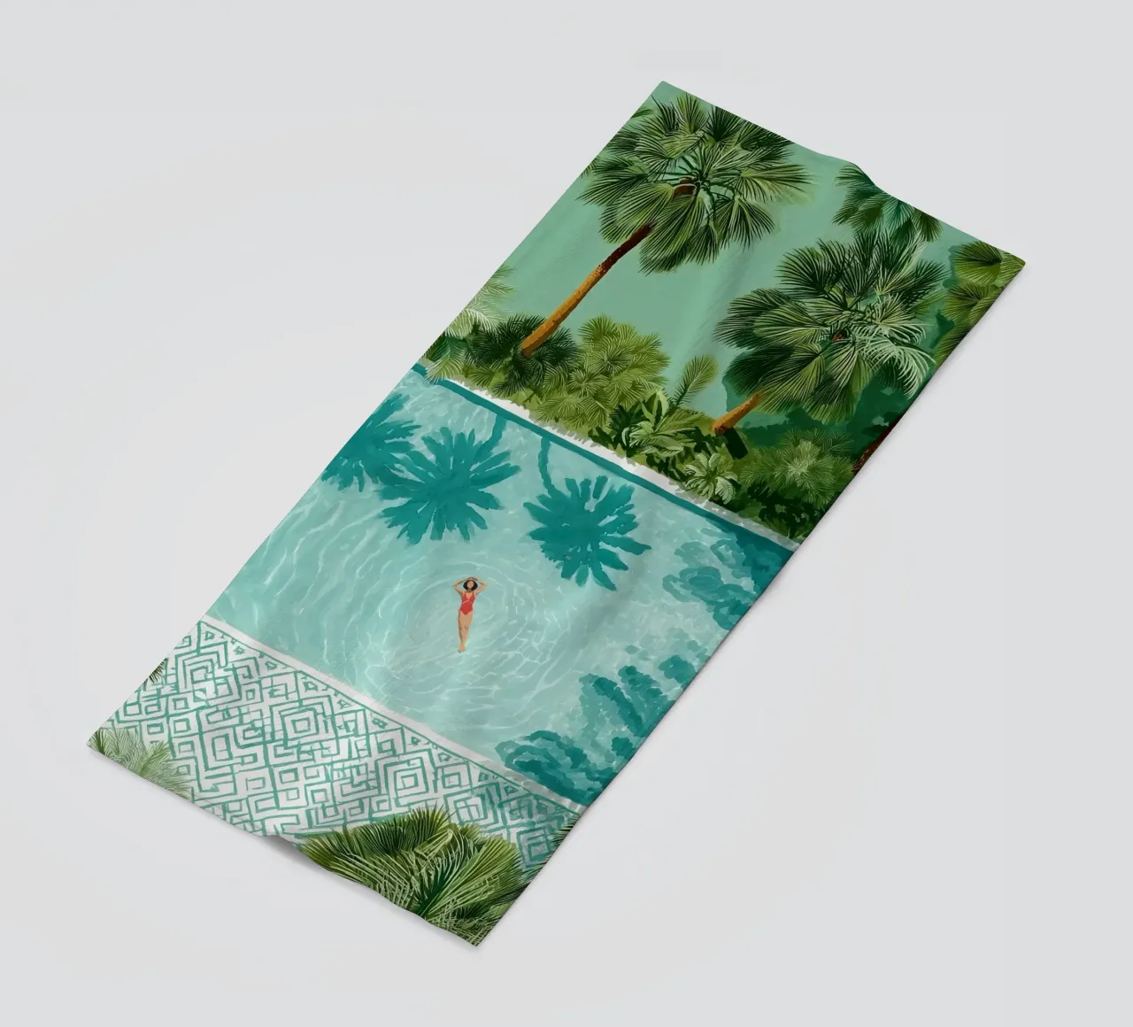 The Pool of Whispering Palms telo mare da Clara August