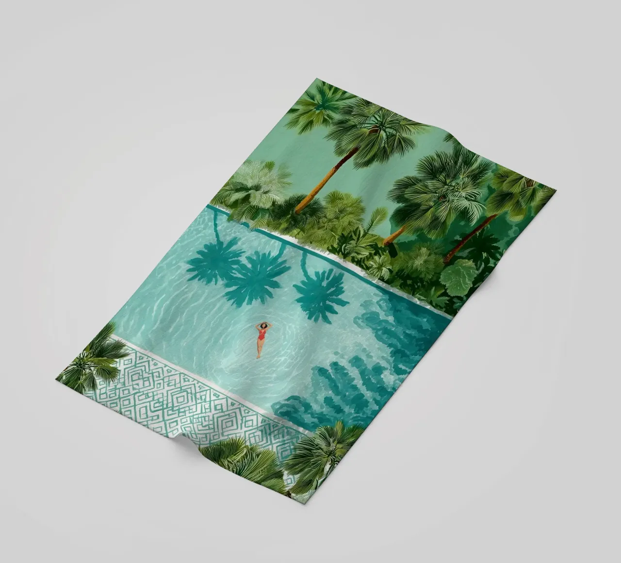 The Pool of Whispering Palms telo mare da Clara August