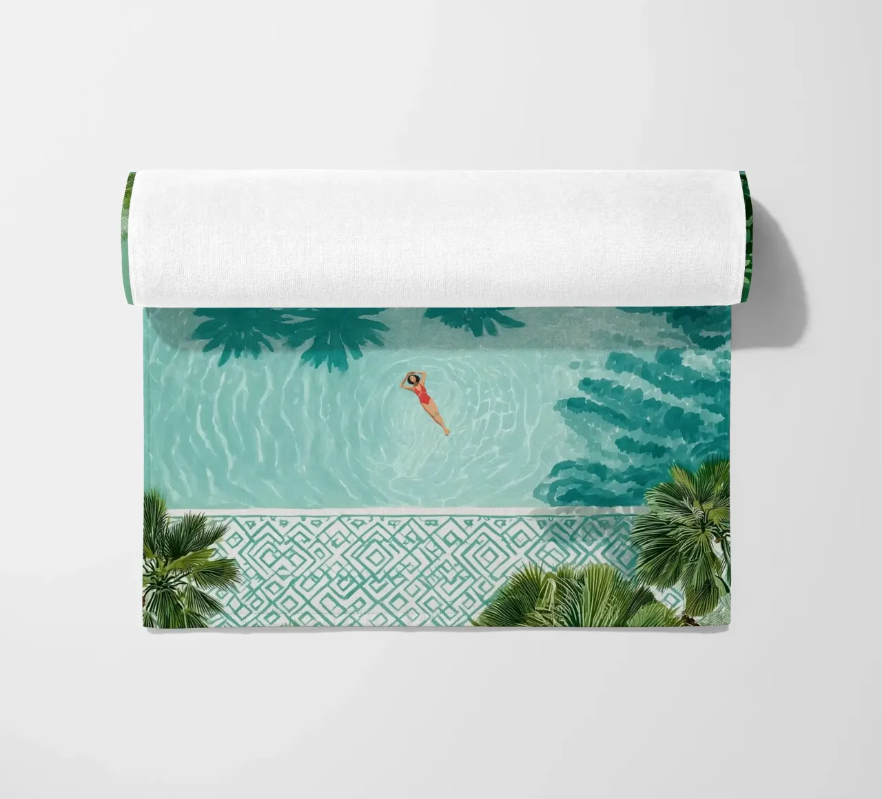 The Pool of Whispering Palms telo mare da Clara August