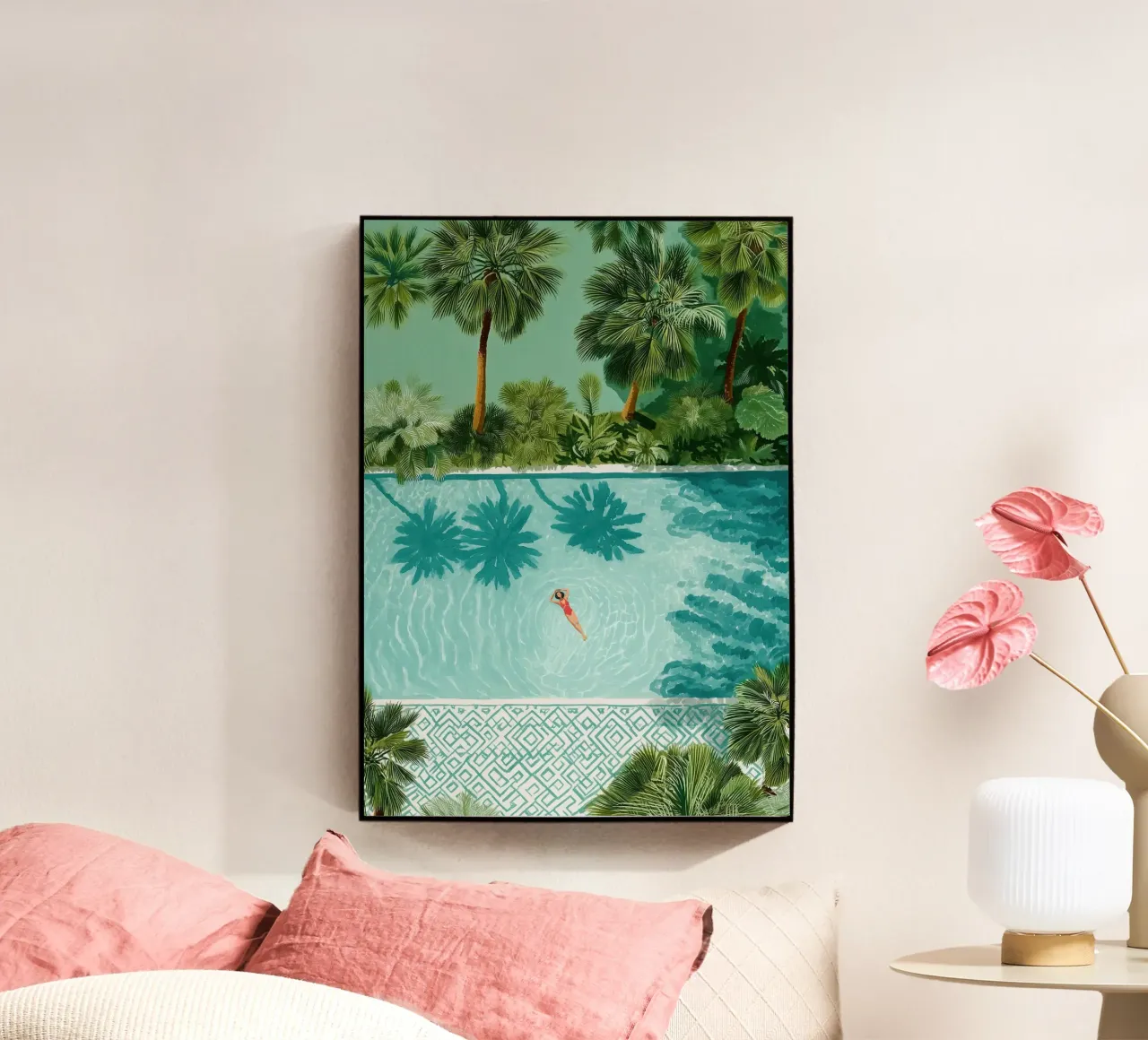 The Pool of Whispering Palms plexiglass da Clara August
