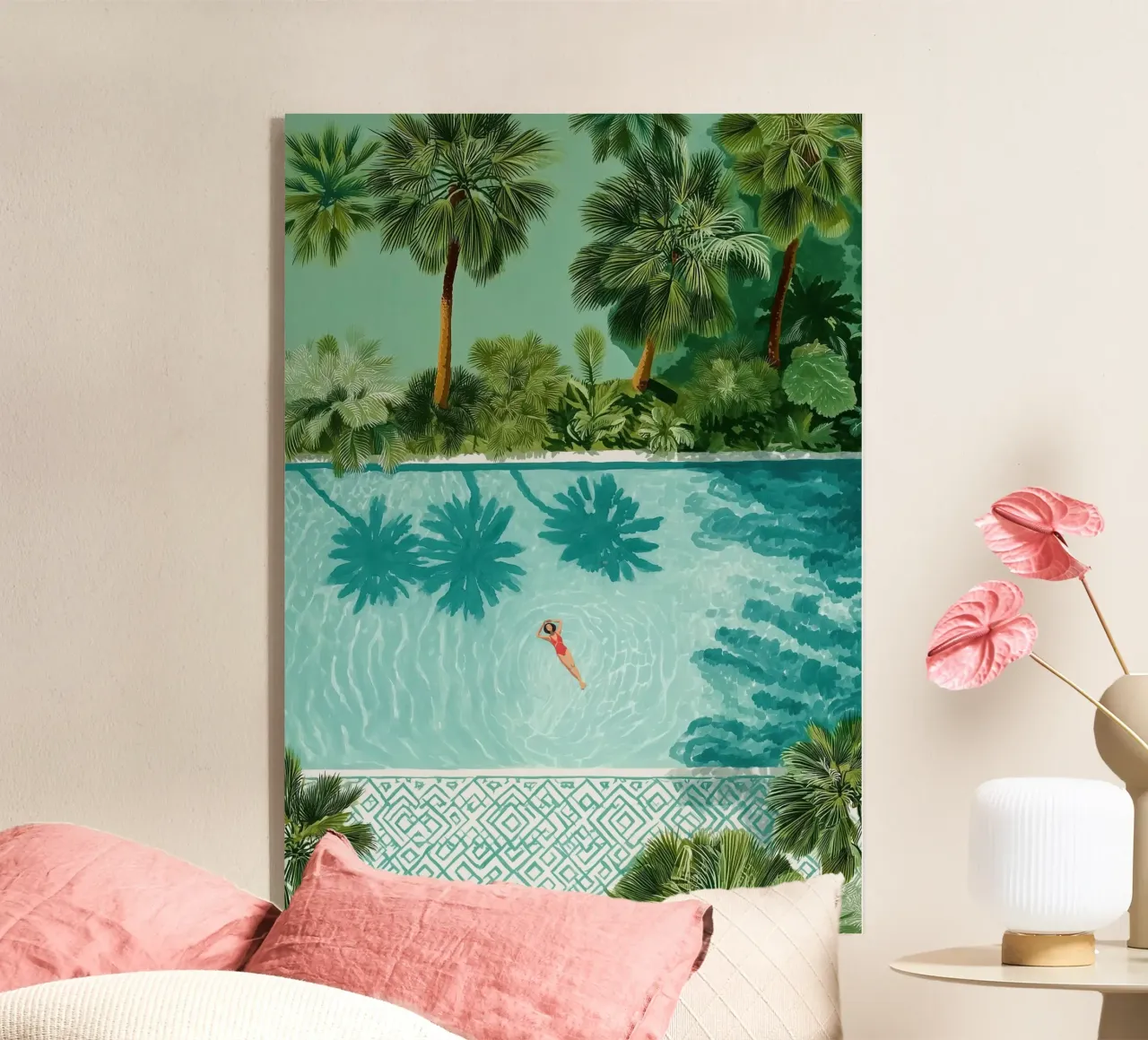 The Pool of Whispering Palms plexiglass da Clara August