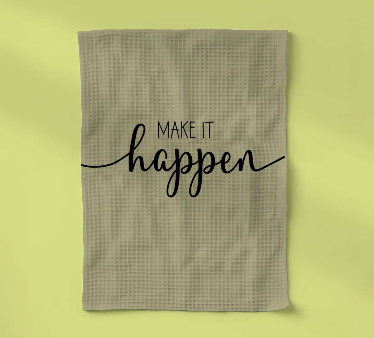 Make It Happen Motivation torchon de Shark Printables