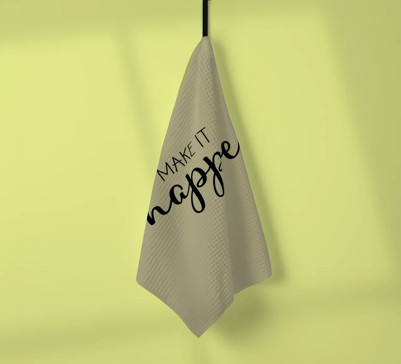 Make It Happen Motivation torchon de Shark Printables