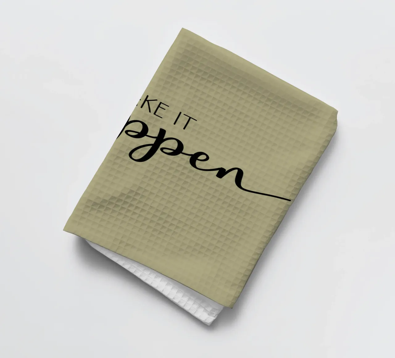 Make It Happen Motivation torchon de Shark Printables