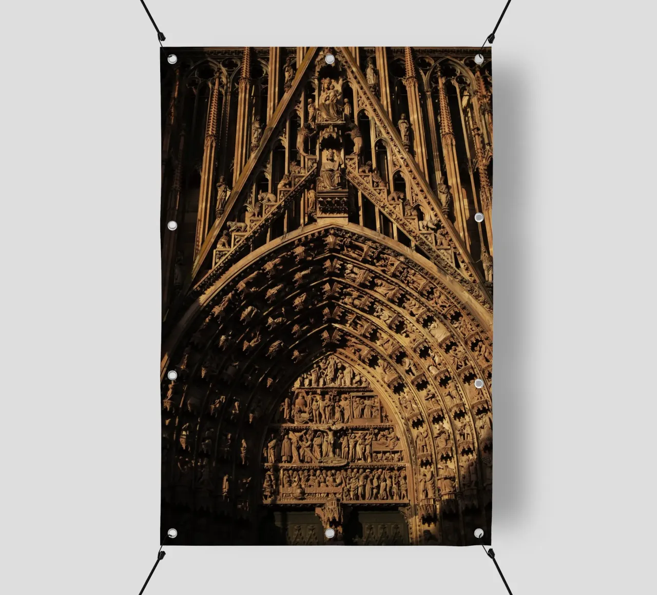 Cattedrale di Strasburgo, Francia telo in pvc da Simon Koy