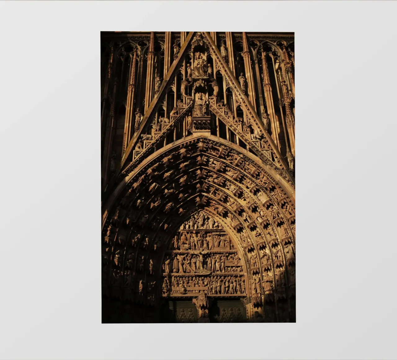 Cattedrale di Strasburgo, Francia telo in pvc da Simon Koy