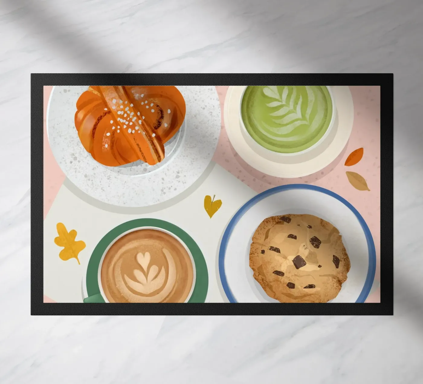 Fika Time doormat by PetrArts