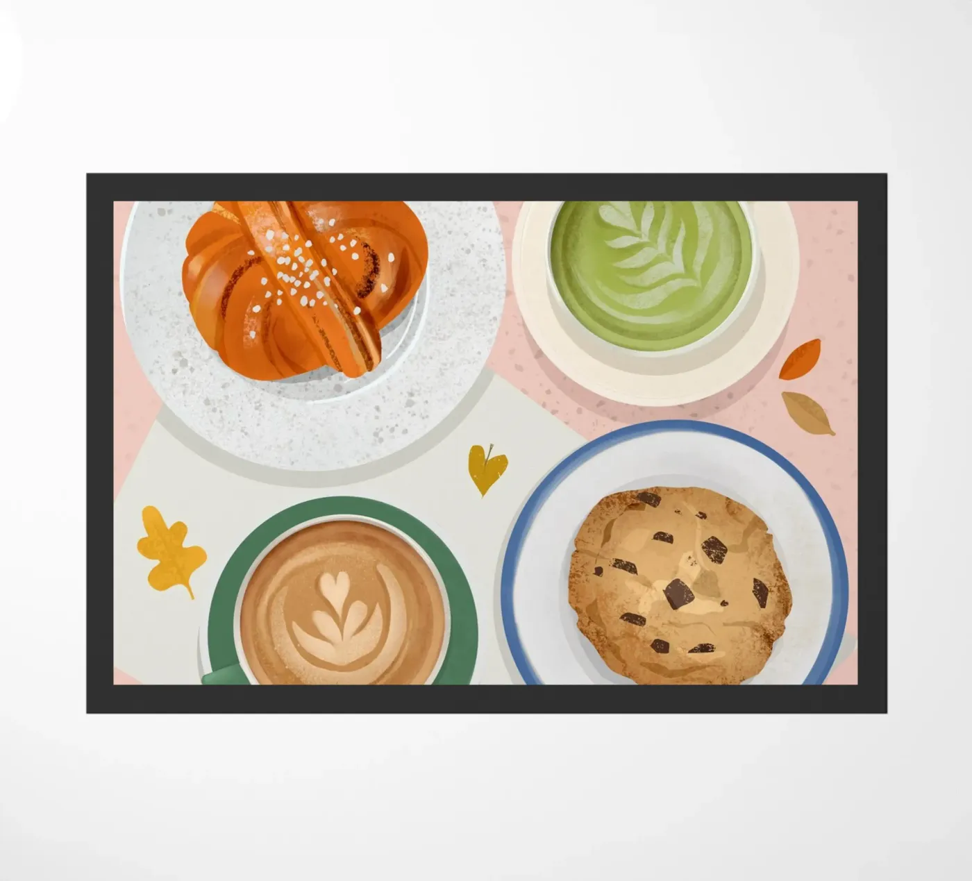 Fika Time doormat by PetrArts