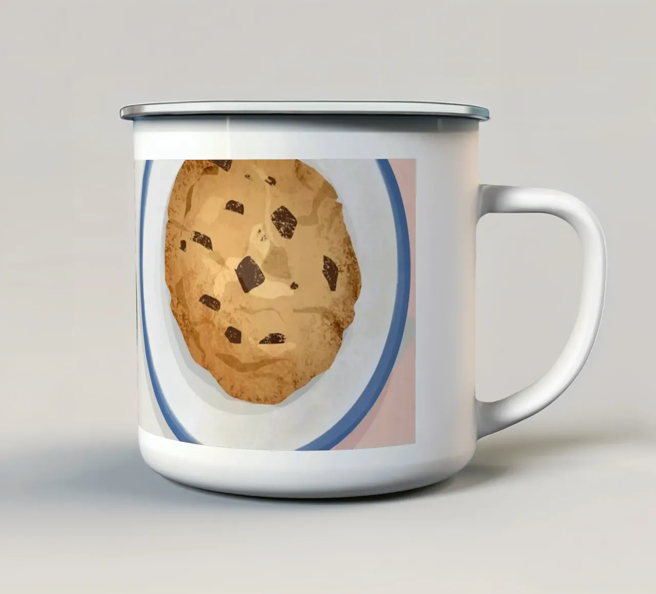 Fika Time tazza in smalto da PetrArts