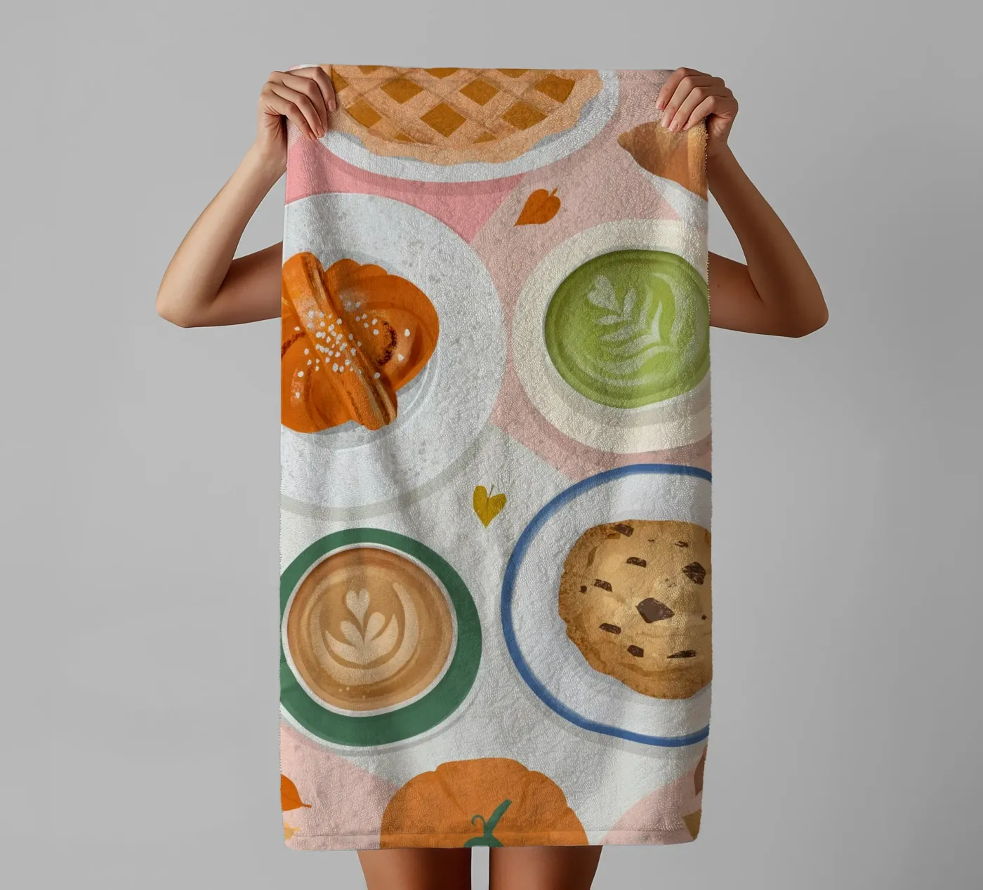 Fika Time towel by PetrArts