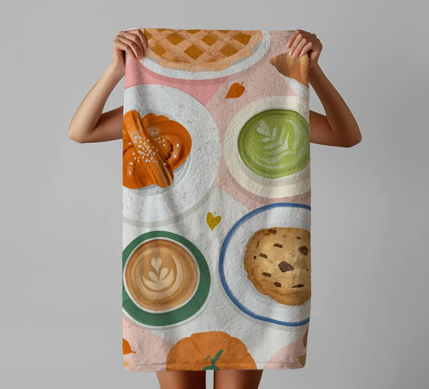 Fika Time badhanddoek van PetrArts