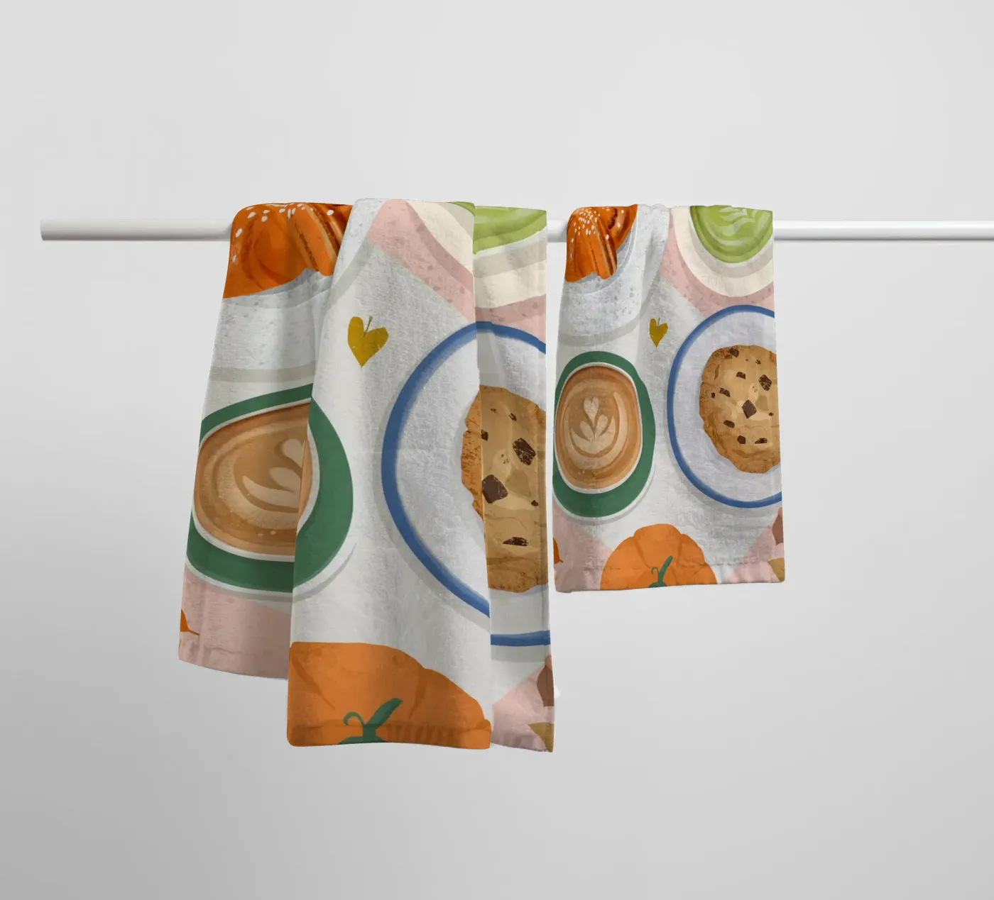 Fika Time badhanddoek van PetrArts