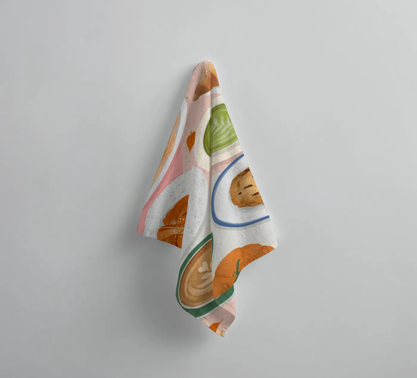 Fika Time badhanddoek van PetrArts