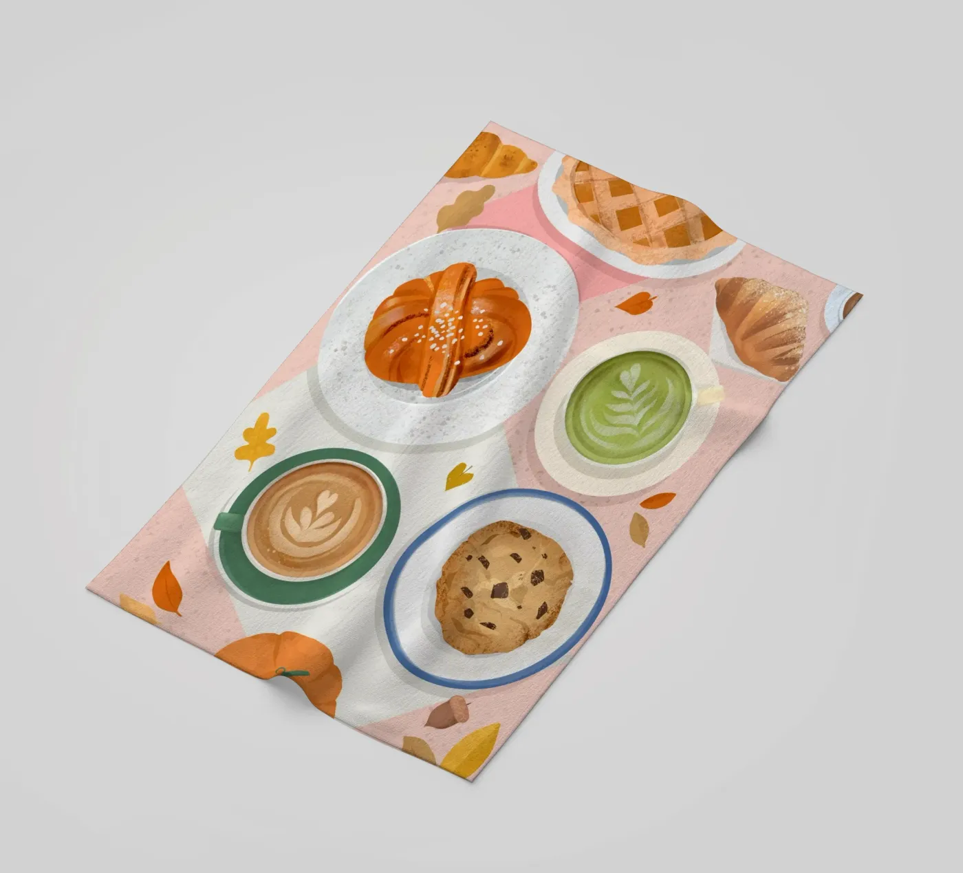 Fika Time strandhanddoek van PetrArts