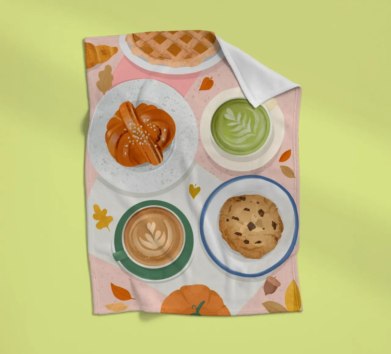 Fika Time Fleecedecke von PetrArts