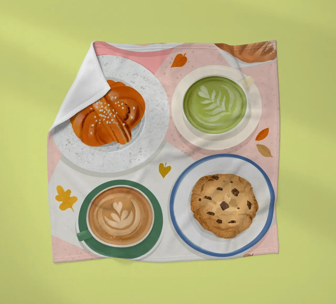 Fika Time Fleecedecke von PetrArts